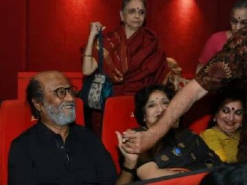 Superstar Rajinikanth watches special show of Malayalam movie Shyama Ragam